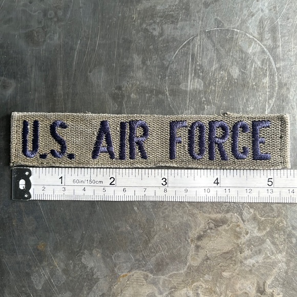 U.S. AIR FORCE embroidered tape patch - vintage - Picture 8 of 10